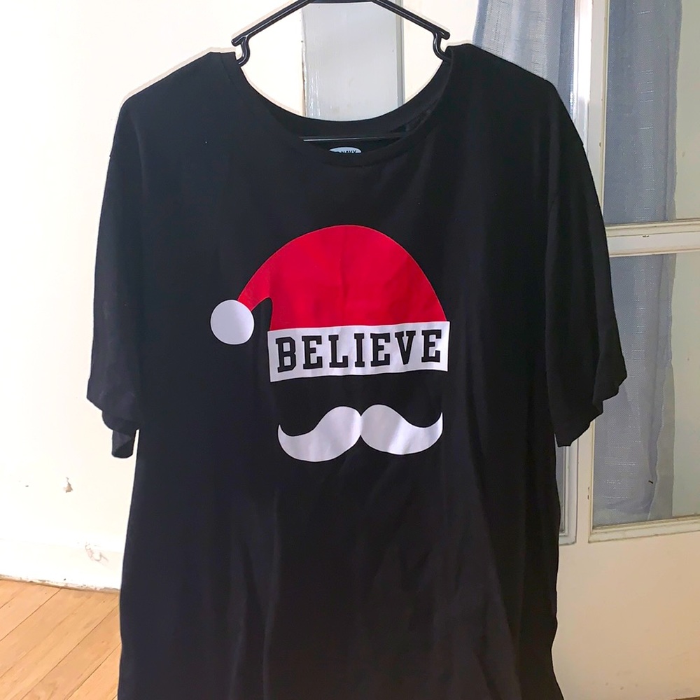XXL Christmas “Believe” Oversized Children’s Shirt